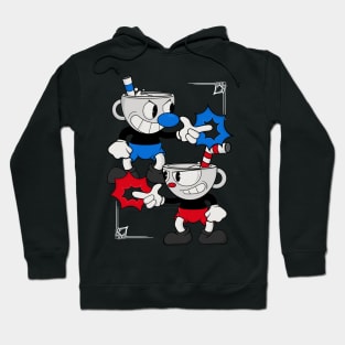 Cuphead Design - Dark Hoodie